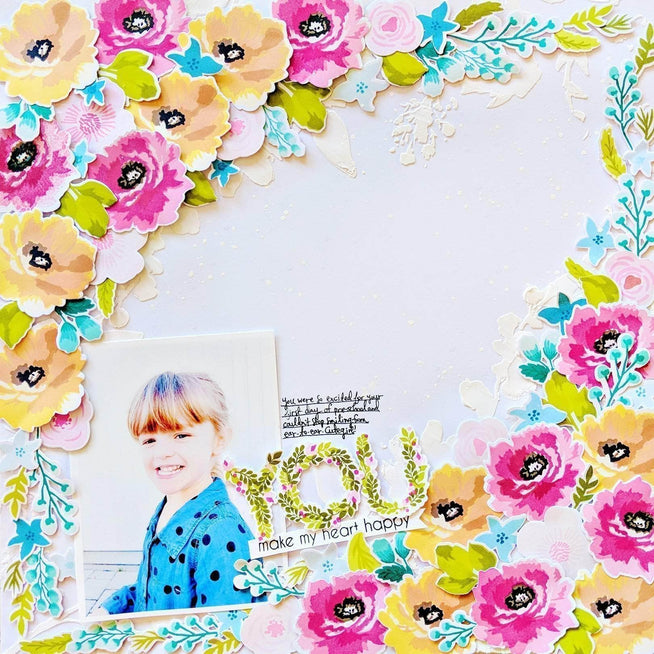 Altenew Stamp & Die Bundle Fabulous Floral Stamp & Die Bundle