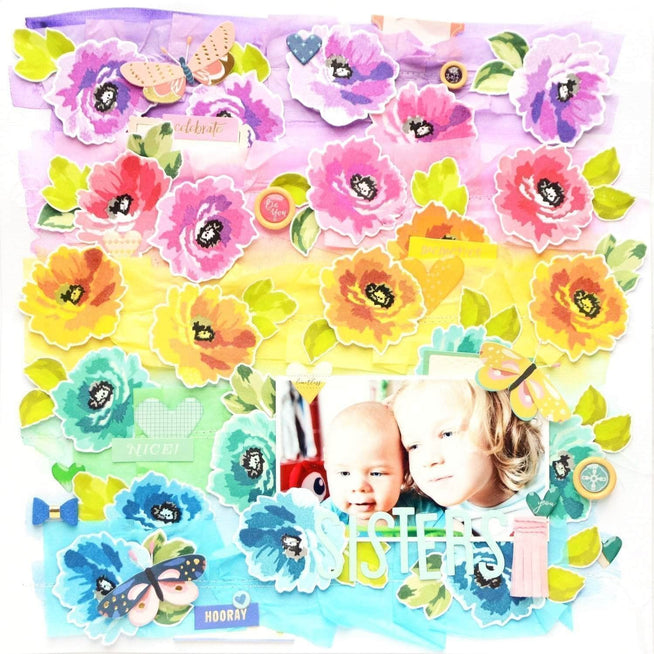 Altenew Stamp & Die Bundle Fabulous Floral Stamp & Die Bundle