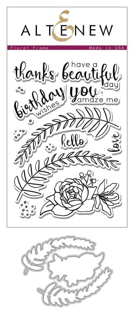 Altenew Stamp & Die Bundle Floral Frame Stamp & Die Bundle