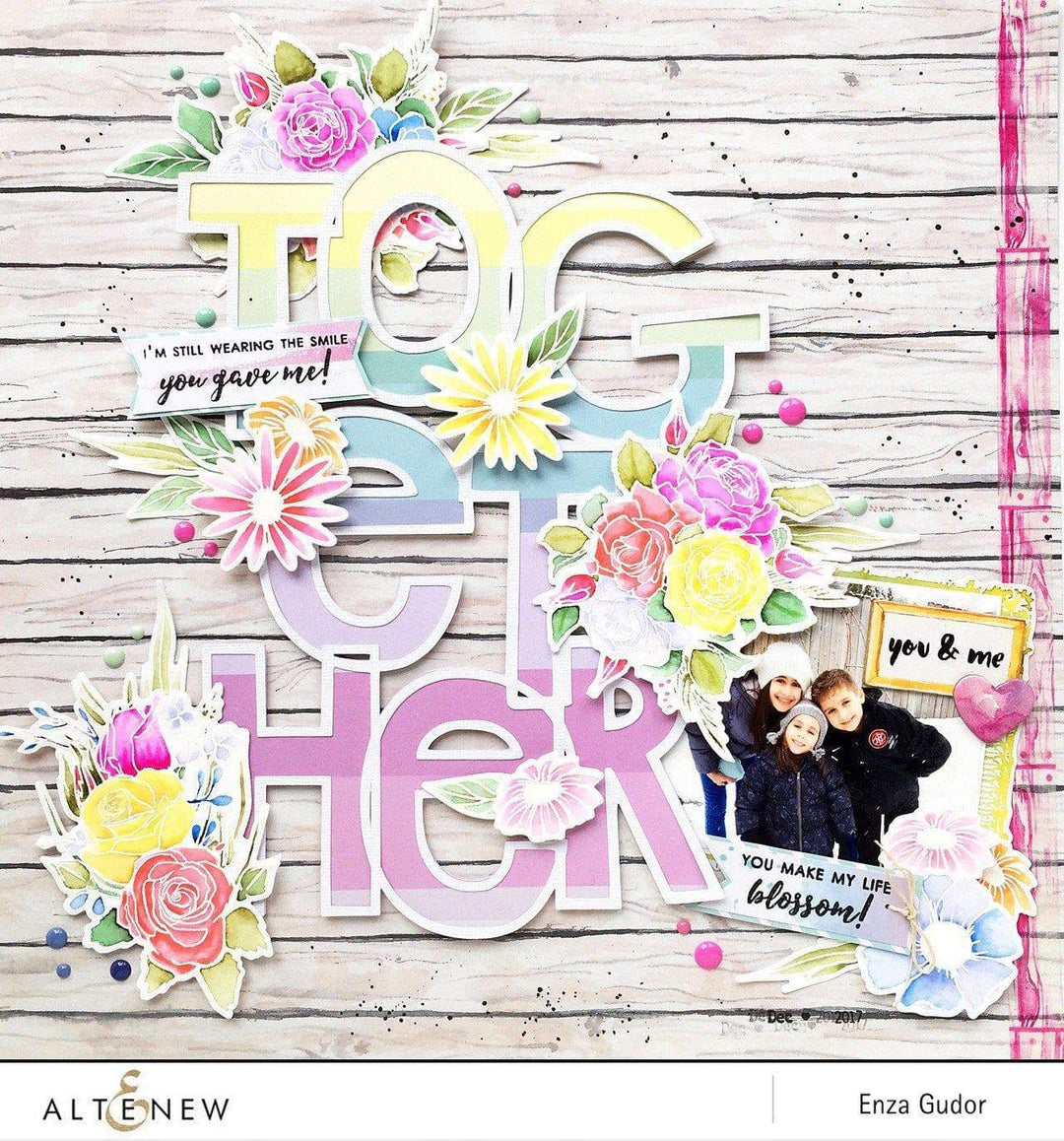 Altenew Stamp & Die Bundle Forever and Always Stamp & Die Bundle