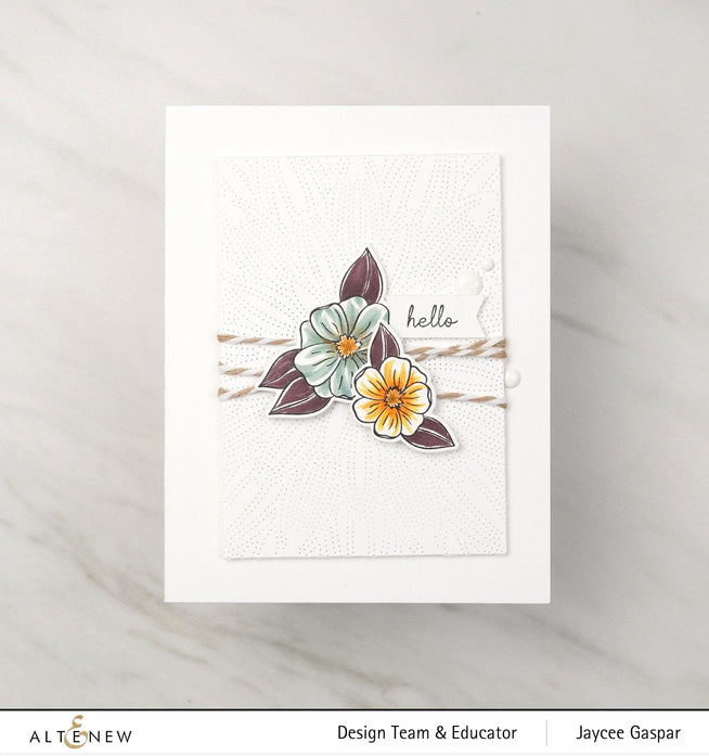 Altenew Stamp & Die Bundle Gardens Around the World Mini Stamp & Die Bundle