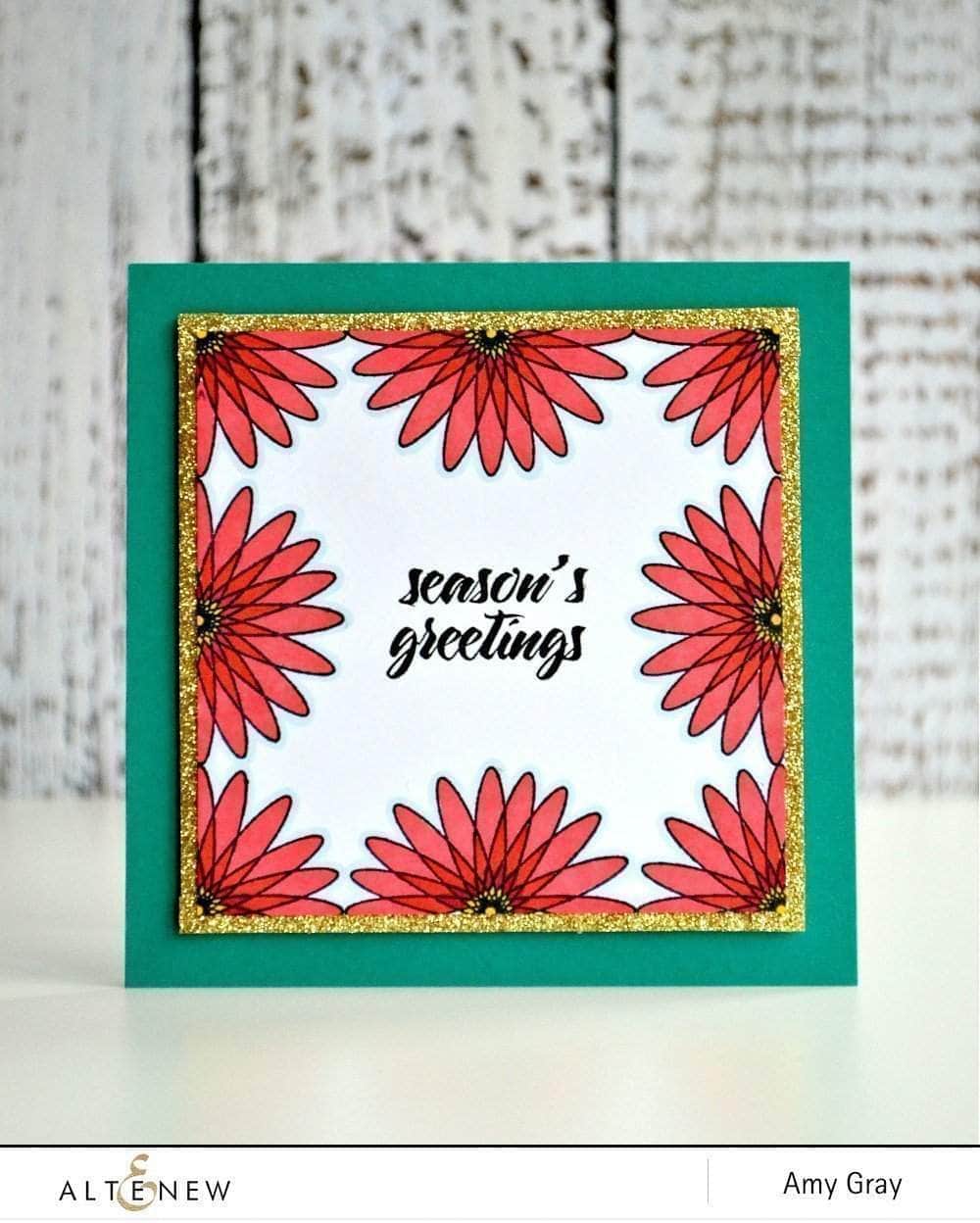 Altenew Stamp & Die Bundle Z - Geometric Flowers Stamp & Die Bundle