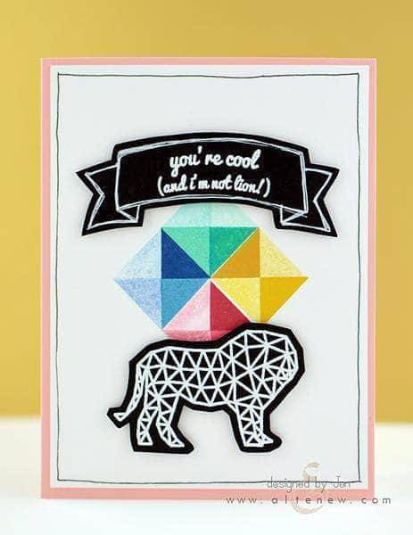 Altenew Stamp & Die Bundle Geometric Menagerie Stamp & Die Bundle
