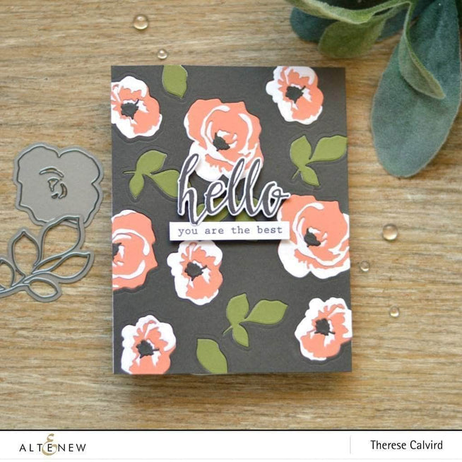 Z - Halftone Hello Stamp & Die Bundle