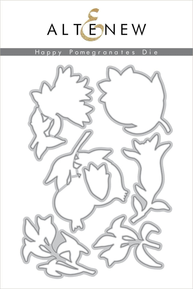 Altenew Stamp & Die Bundle Happy Pomegranates Stamp & Die Bundle