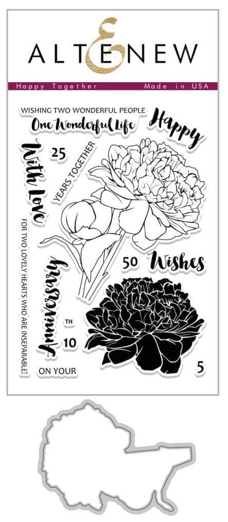 Altenew Stamp & Die Bundle Happy Together Stamp & Die Bundle