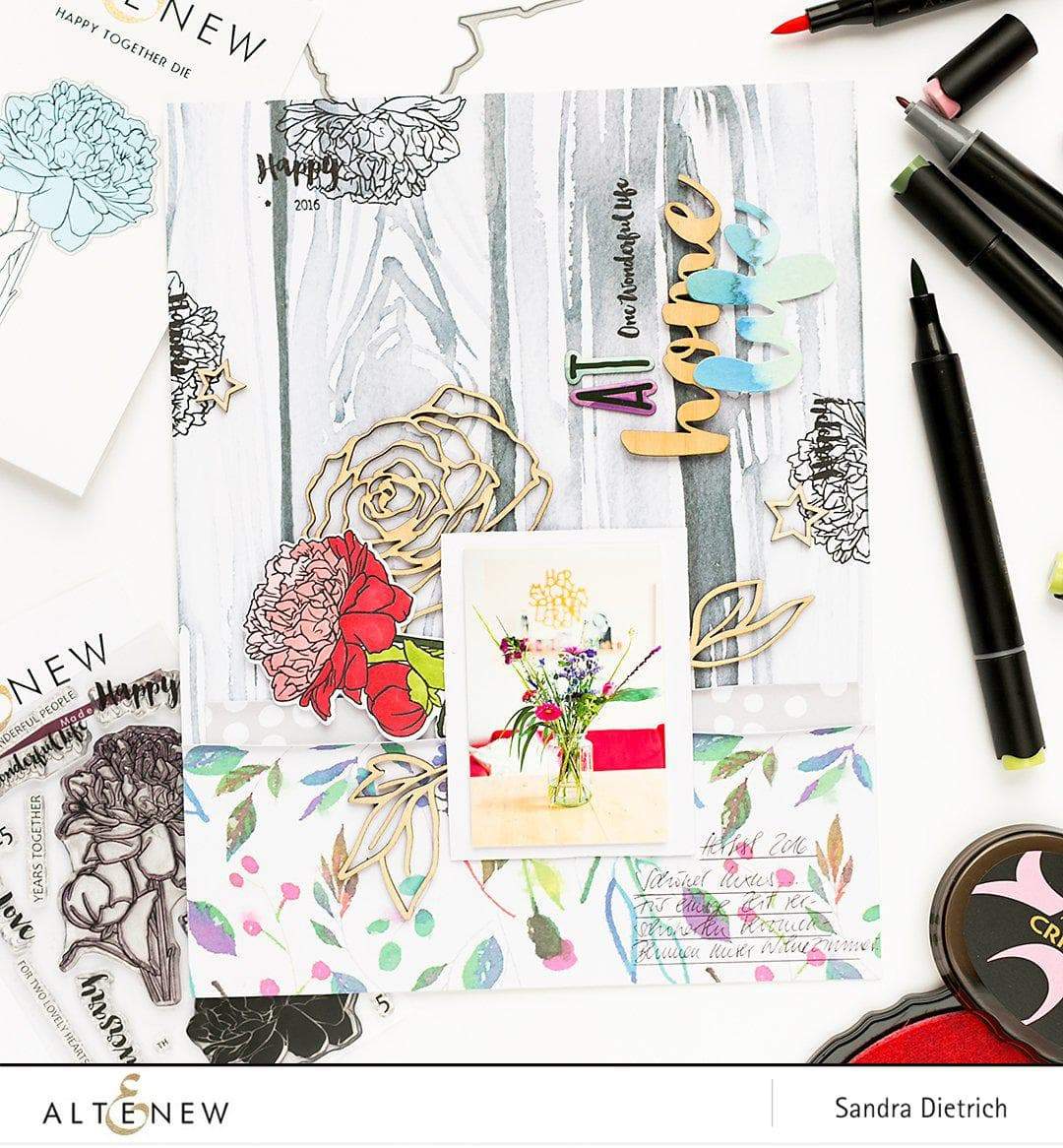 Altenew Stamp & Die Bundle Happy Together Stamp & Die Bundle
