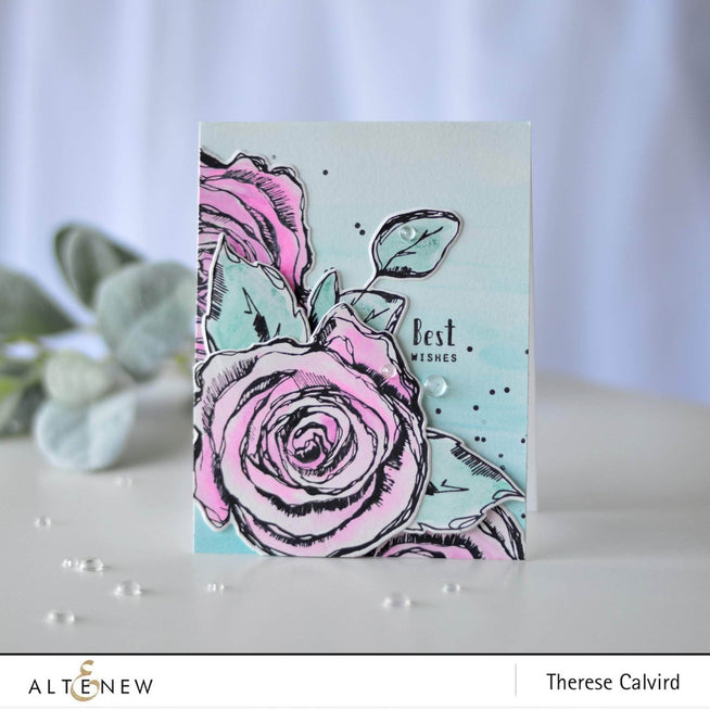 Altenew Stamp & Die Bundle Inked Rose Stamp & Die Bundle