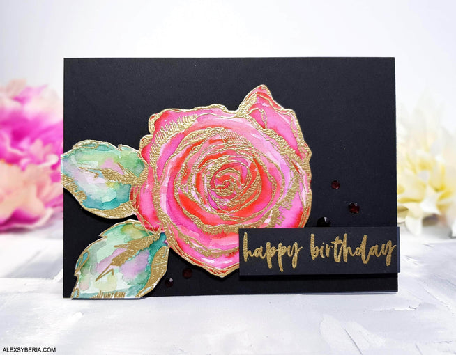 Altenew Stamp & Die Bundle Inked Rose Stamp & Die Bundle
