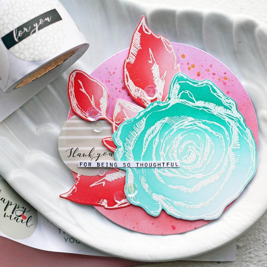 Altenew Stamp & Die Bundle Inked Rose Stamp & Die Bundle
