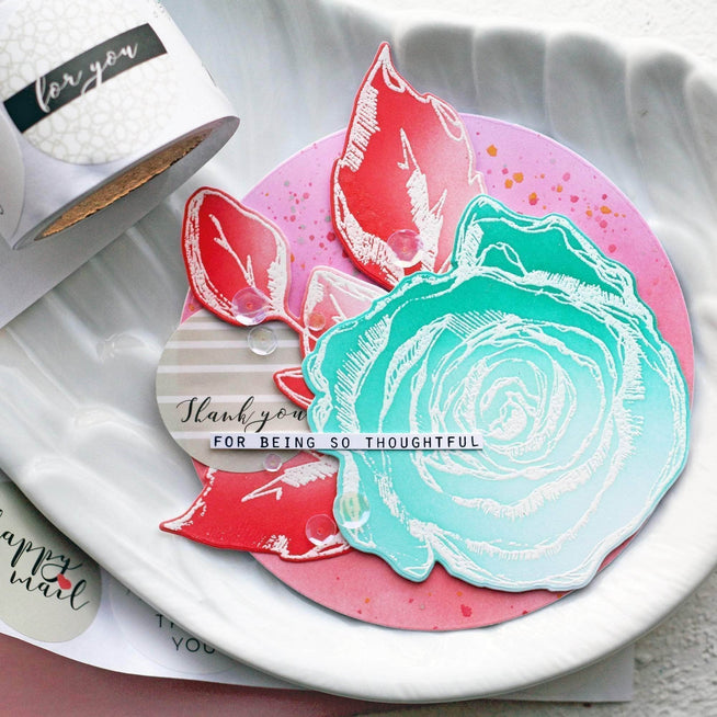 Altenew Stamp & Die Bundle Inked Rose Stamp & Die Bundle