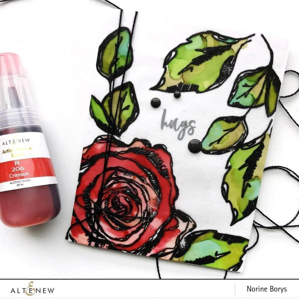 Altenew Stamp & Die Bundle Inked Rose Stamp & Die Bundle