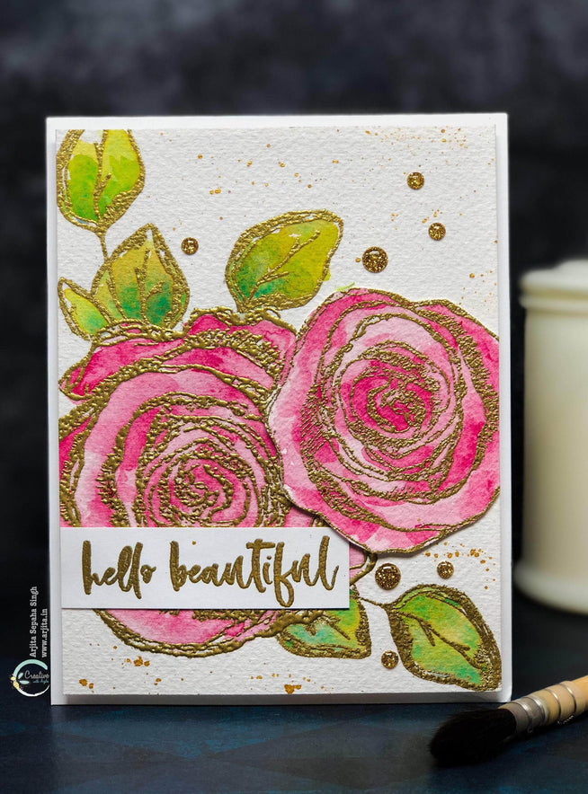 Altenew Stamp & Die Bundle Inked Rose Stamp & Die Bundle