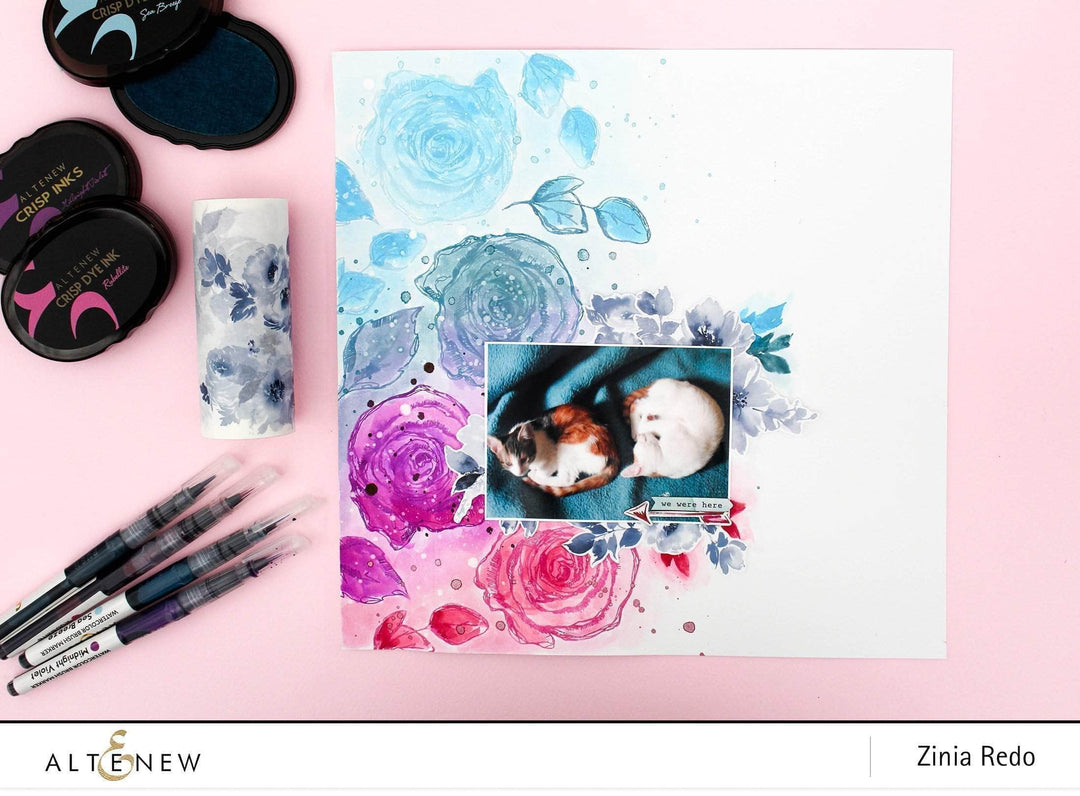 Altenew Stamp & Die Bundle Inked Rose Stamp & Die Bundle