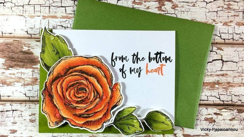 Altenew Stamp & Die Bundle Inked Rose Stamp & Die Bundle