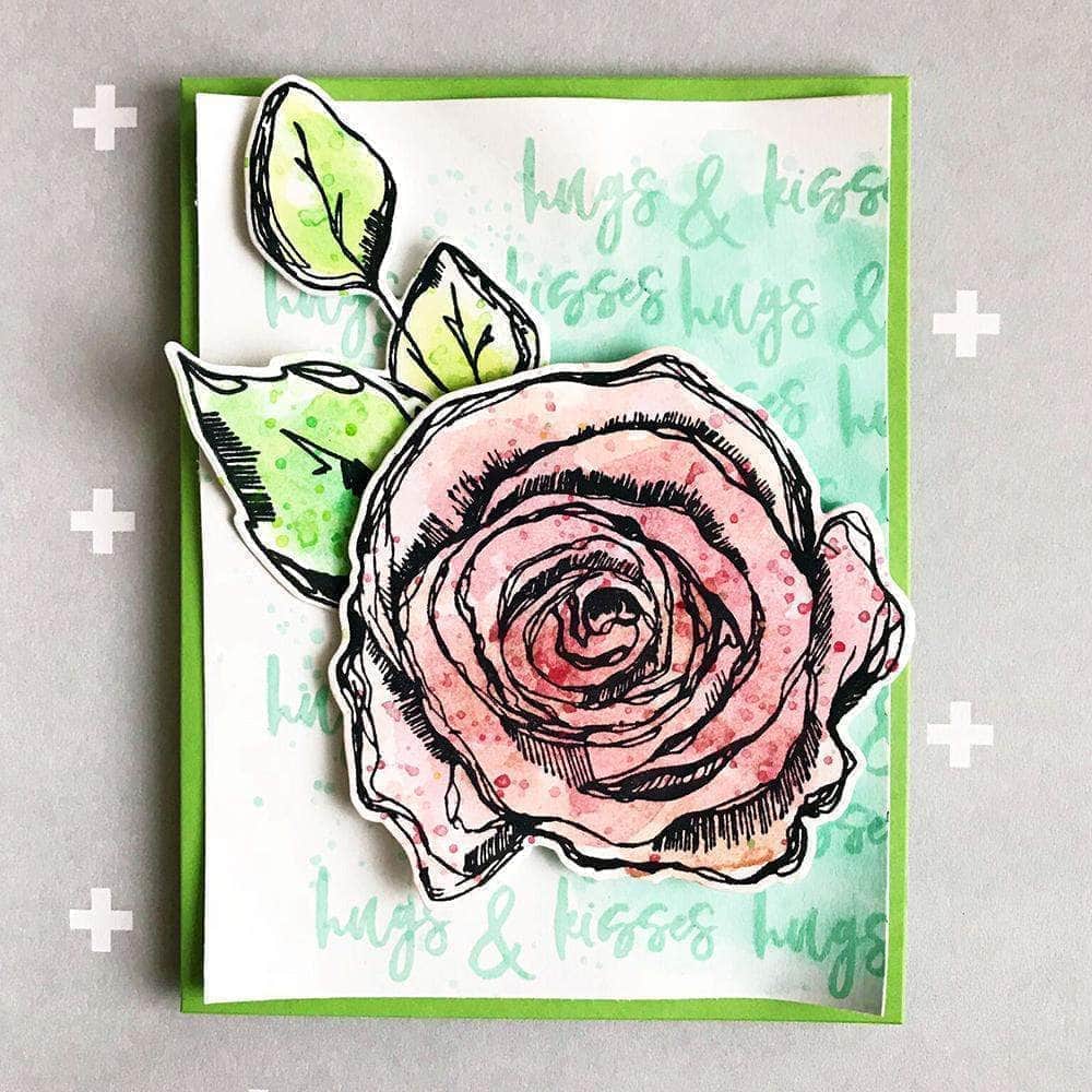 Altenew Stamp & Die Bundle Inked Rose Stamp & Die Bundle