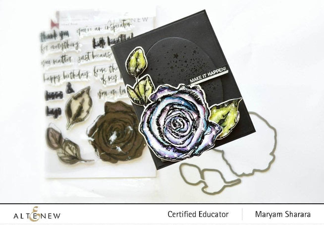 Altenew Stamp & Die Bundle Inked Rose Stamp & Die Bundle