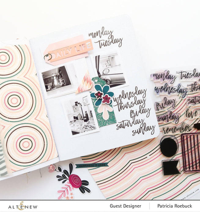 Altenew Stamp & Die Bundle Z - Journal Card Builder Stamp & Die Bundle