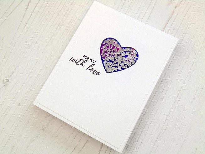 Altenew Stamp & Die Bundle Magnolia Heart Stamp & Die Bundle
