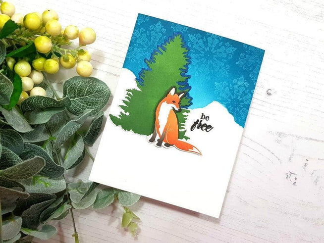 Altenew Stamp & Die Bundle Modern Fox Stamp & Die Bundle