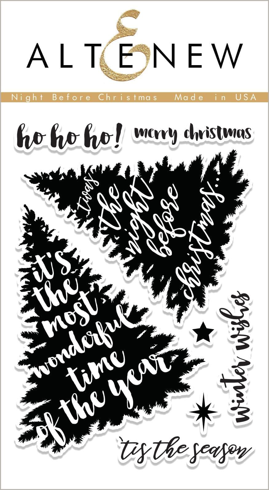 Altenew Stamp & Die Bundle Night Before Christmas Stamp & Die Bundle