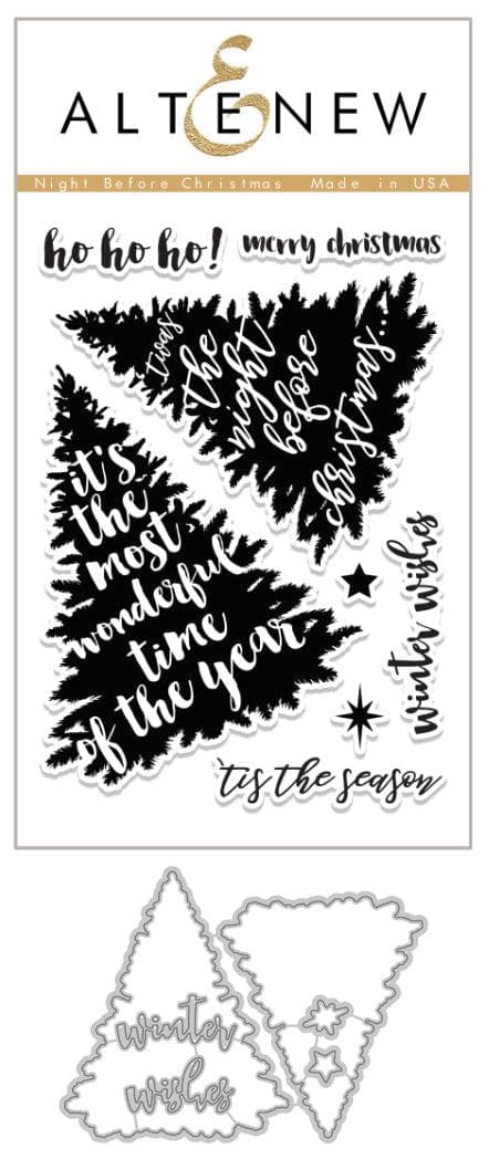 Altenew Stamp & Die Bundle Night Before Christmas Stamp & Die Bundle