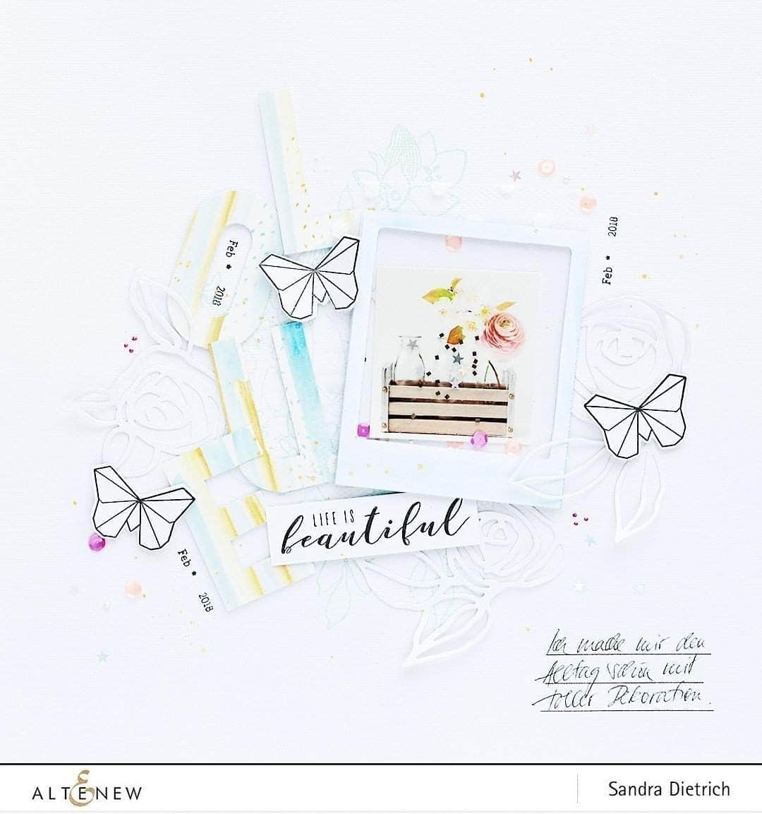 Altenew Stamp & Die Bundle Z - Ori Kami Stamp & Die Bundle
