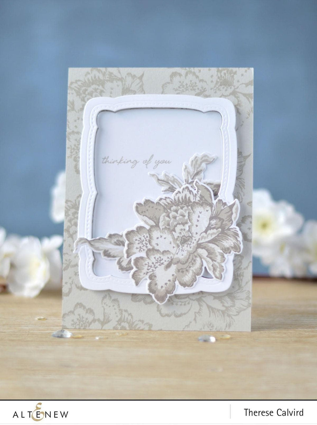 Altenew Stamp & Die Bundle Ornamental Flower Stamp & Die Bundle