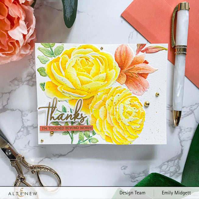 Altenew Stamp & Die Bundle Playful Blooms Stamp & Die Bundle