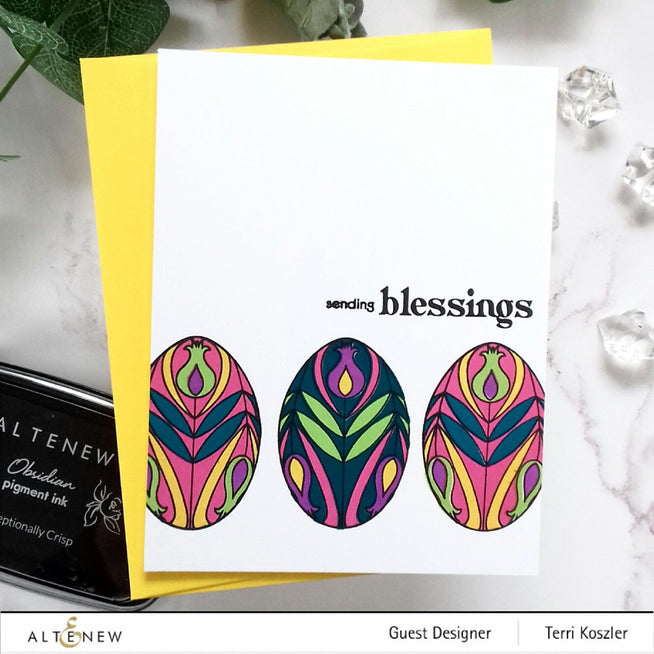 Altenew Stamp & Die Bundle Pysanka Stamp & Die Bundle