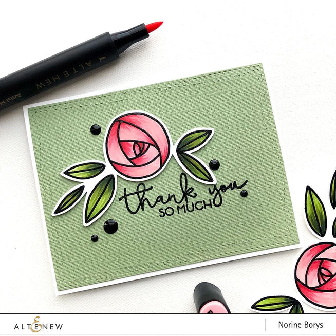 Altenew Stamp & Die Bundle Rennie Roses Stamp & Die Bundle