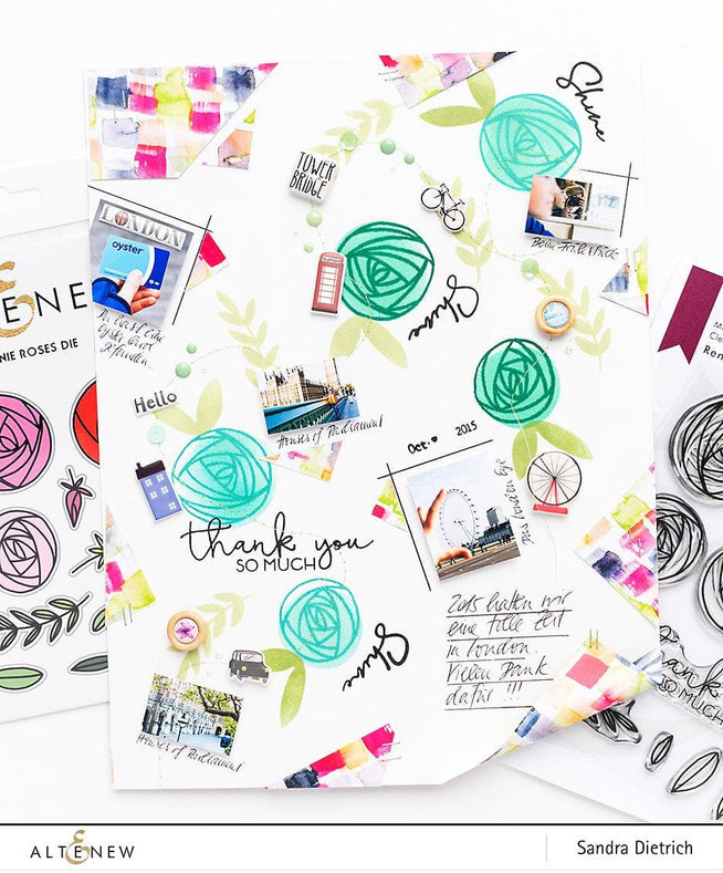 Altenew Stamp & Die Bundle Rennie Roses Stamp & Die Bundle