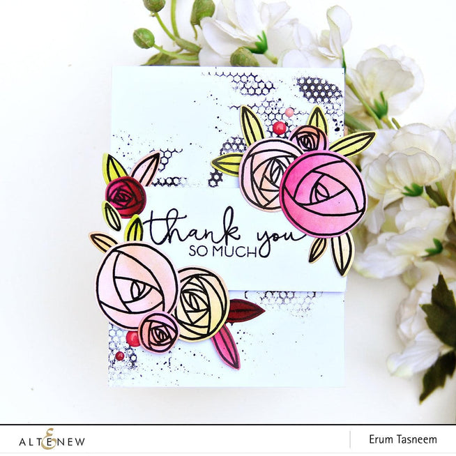 Altenew Stamp & Die Bundle Rennie Roses Stamp & Die Bundle