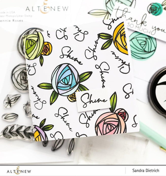 Altenew Stamp & Die Bundle Rennie Roses Stamp & Die Bundle