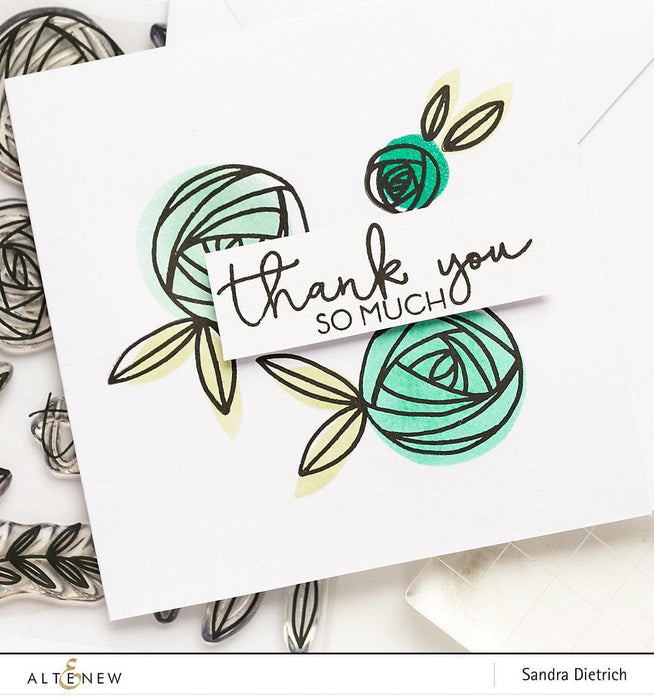 Altenew Stamp & Die Bundle Rennie Roses Stamp & Die Bundle