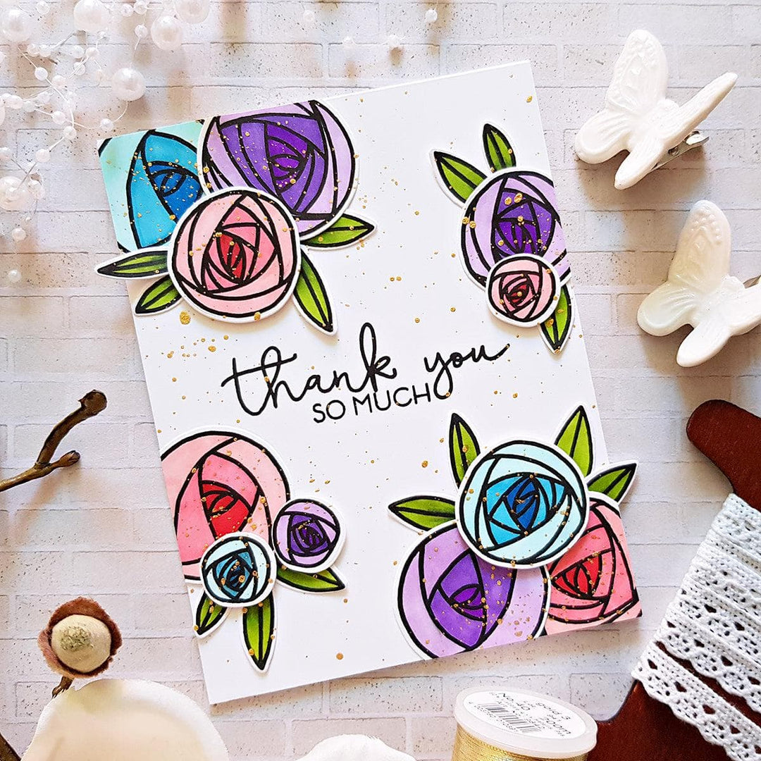 Z - Rennie Roses Stamp & Die Bundle
