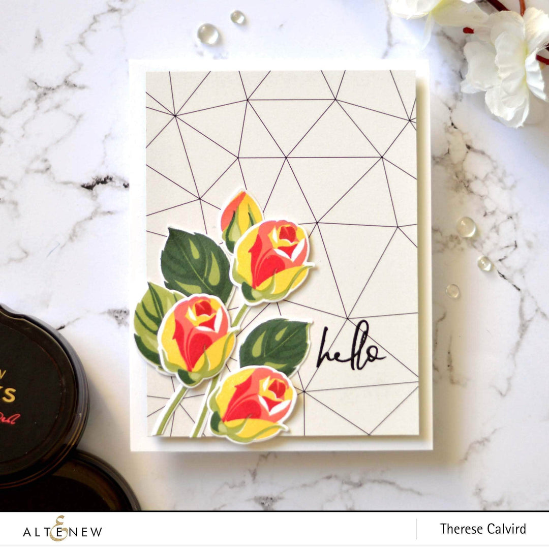 Retired - Rosy Outlook Stamp & Die Bundle - Altenew