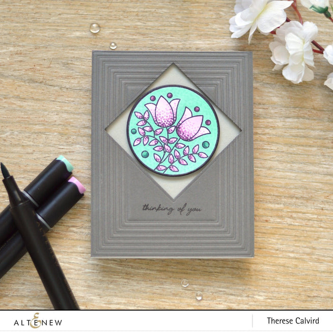 Altenew Stamp & Die Bundle Stained Glass Window Stamp & Die Bundle