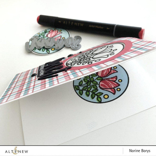 Altenew Stamp & Die Bundle Stained Glass Window Stamp & Die Bundle