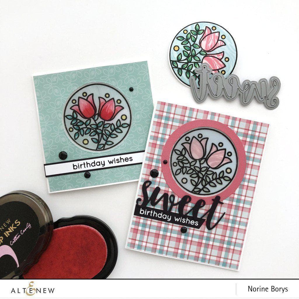 Altenew Stamp & Die Bundle Stained Glass Window Stamp & Die Bundle