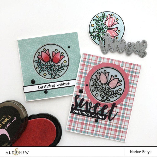 Altenew Stamp & Die Bundle Stained Glass Window Stamp & Die Bundle