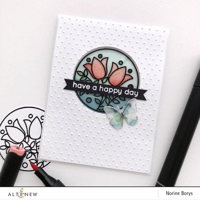 Altenew Stamp & Die Bundle Stained Glass Window Stamp & Die Bundle
