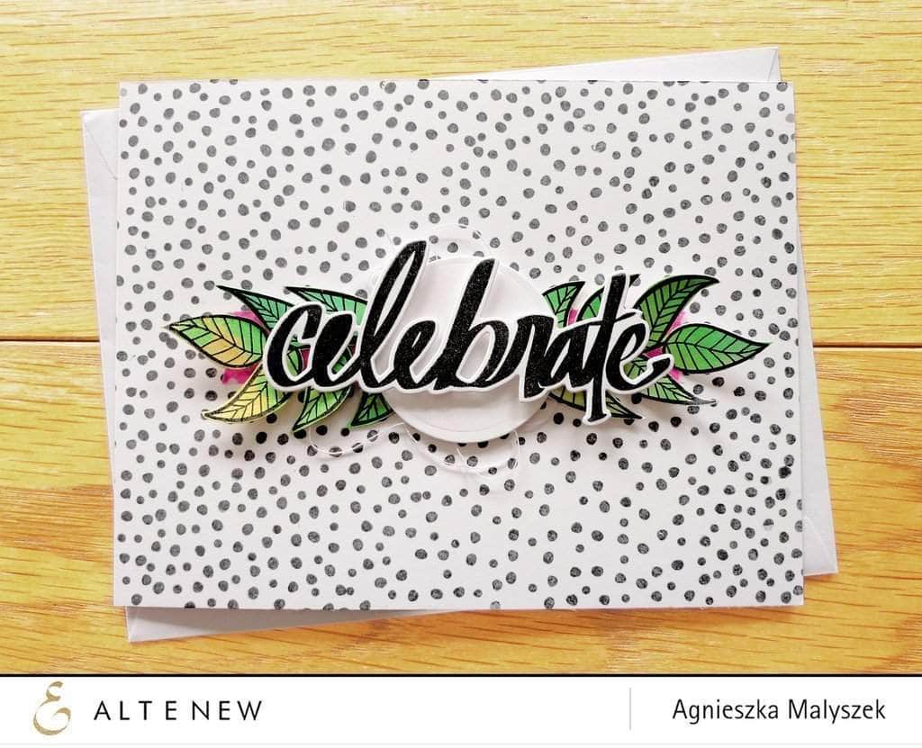 Altenew Stamp & Die Bundle Striped Florals Stamp & Die Bundle