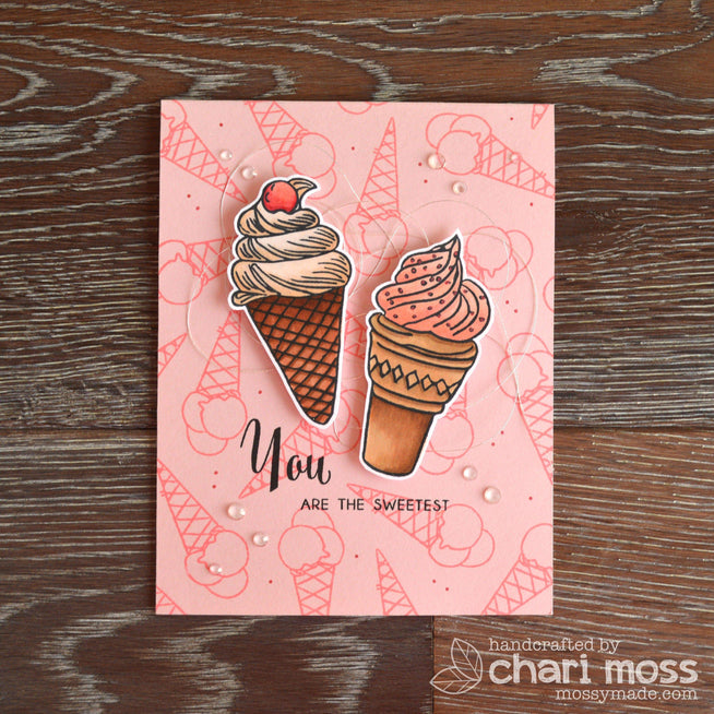Altenew Stamp & Die Bundle Summer Swirls Stamp & Die Bundle