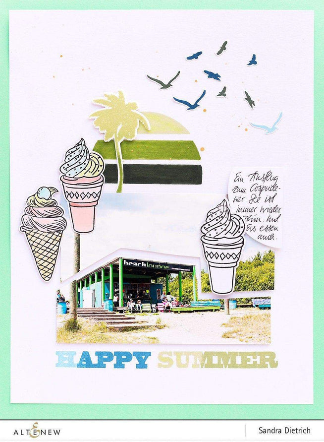 Altenew Stamp & Die Bundle Summer Swirls Stamp & Die Bundle