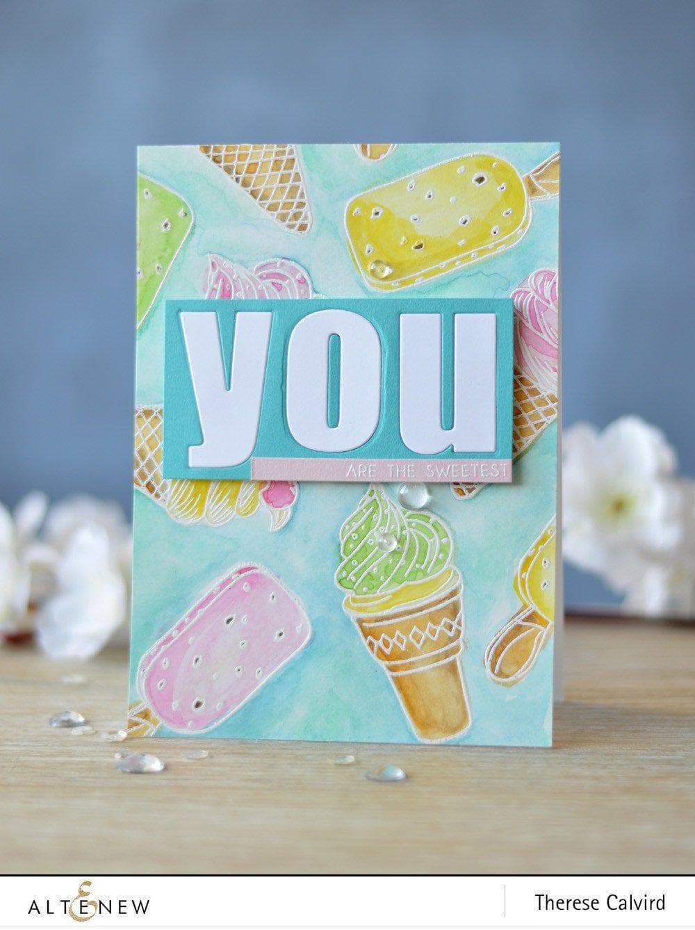 Altenew Stamp & Die Bundle Summer Swirls Stamp & Die Bundle