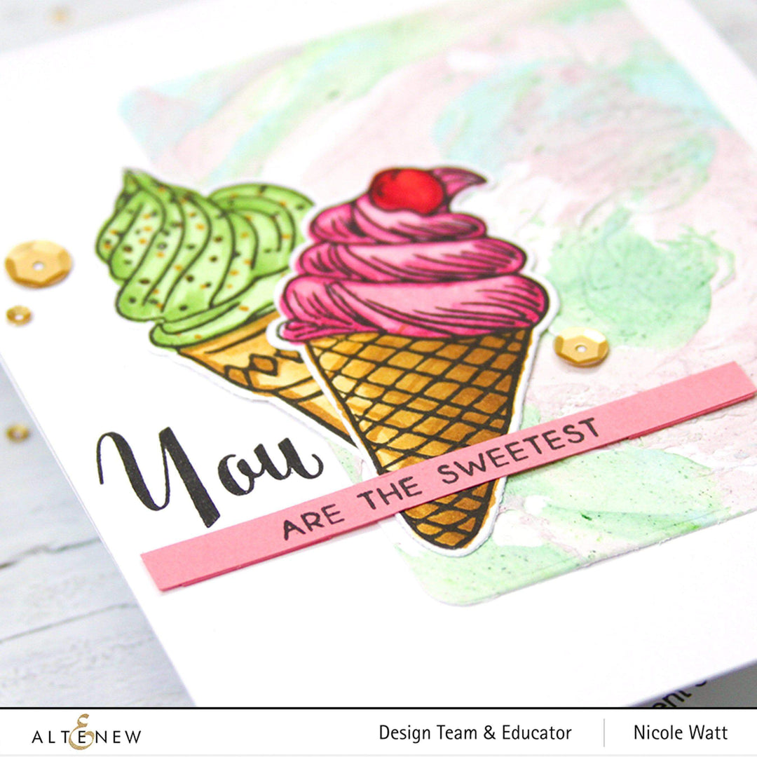 Altenew Stamp & Die Bundle Summer Swirls Stamp & Die Bundle
