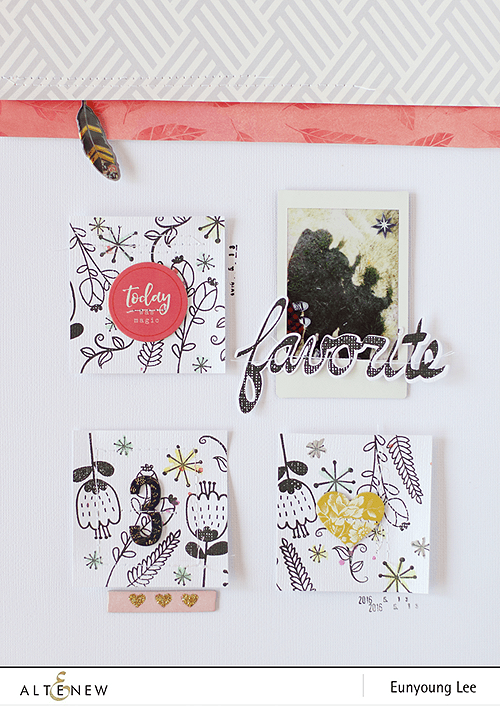 Altenew Stamp & Die Bundle Super Script Scrapbook Stamp & Die Bundle