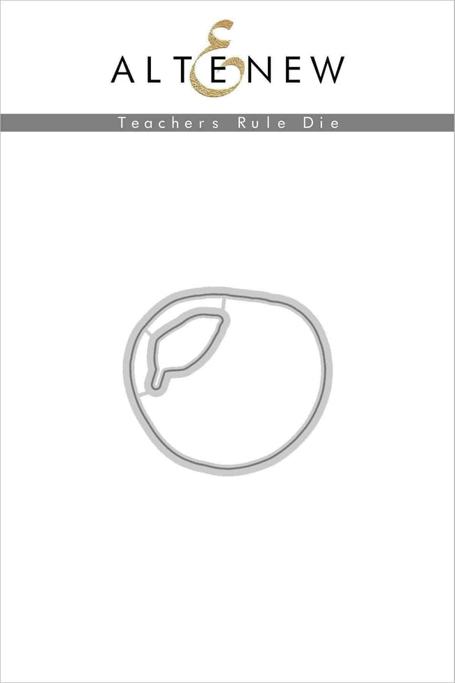 Altenew Stamp & Die Bundle Z - Teachers Rule Stamp & Die Bundle