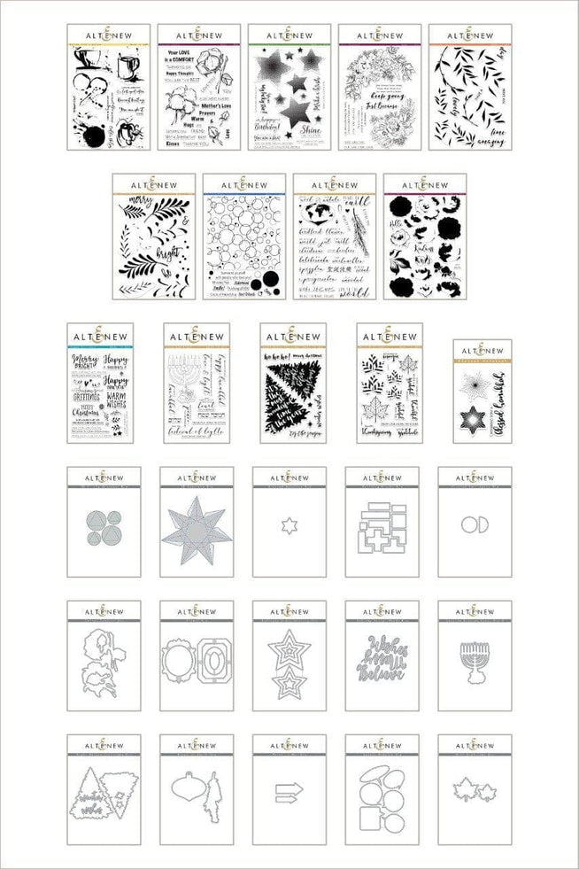 Altenew Stamp & Die Bundle Tis the Season Stamp & Die Bundle